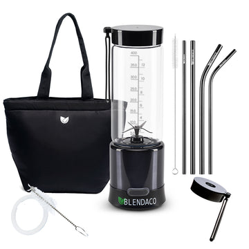 Blendaco Package: Blender + Straws + Bag + HotLid + Brush&Gasket